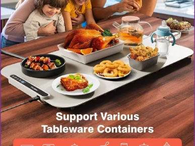 Tapis de Réchauffement Alimentaire Électrique