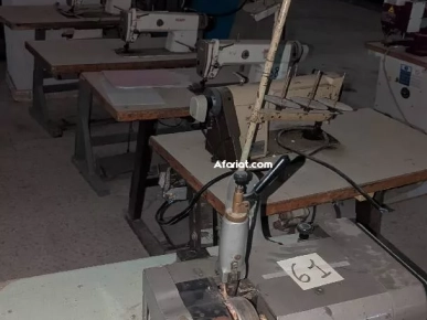 matériels industriel usine chaussures cuir