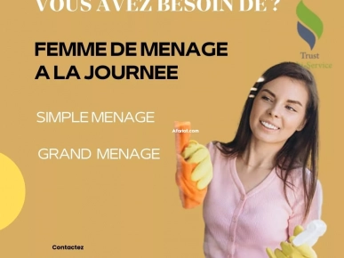 Femme de ménage à la demande – Borj Louzir Femme de ménage à la demande – Borj Louzir