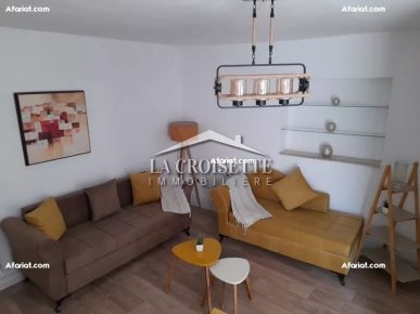 Appartement meublé S+1 avec terrasse à La Marsa MAL1233