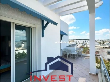Duplex S+3 avec vue sur mer à Gammarth Supérieur