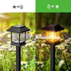 Lampe solaire extérieure - Courte