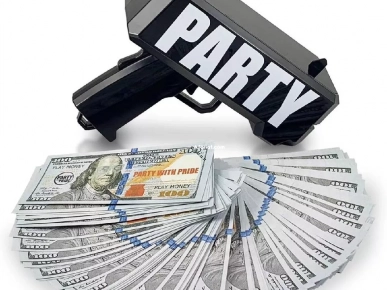 Party With Pride Money Gun