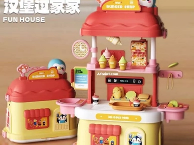 un ensemble de jeu de rôle "Nice Burger Shop