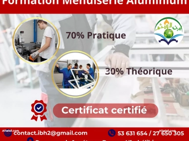 Formation Menuiserie Aluminium