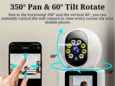 Caméra de visioconférence intelligente WiFi avec écran IPS