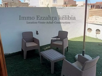 Une petite villa S+2  avec 1er étage inachevé à #Ezzahra