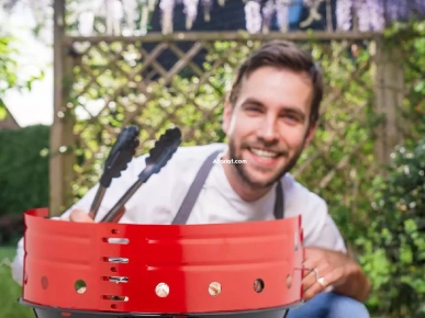 Barbecue charbon Ø 37.5 cm sur 3 pieds