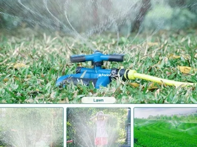 Arroseur de Pelouse Rotatif 360° – Pulvérisateur d’Arrosage