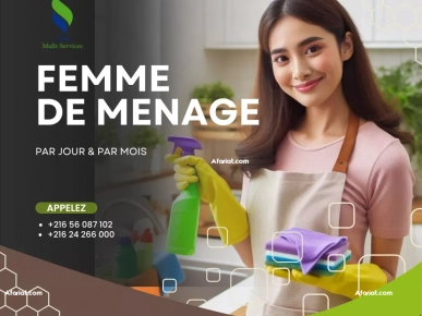 FEMME DE MENAGE A LA JOURNEE A LA SOUKRA FEMME DE MENAGE A LA JOURNEE A LA SOUKRA