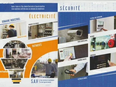 Service électricité bâtiment , industriel et sécurité