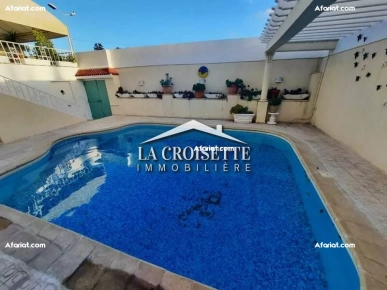 Rez-de-chaussée S+4 meublé à La Marsa  MRCL0107