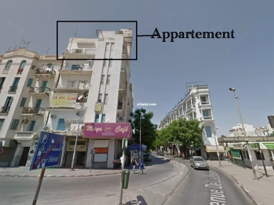 Appartement à louer au centre ville de Tunis belle emplacement Appartement à louer au centre ville de Tunis belle emplacement