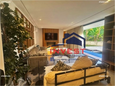 Villa meublé avec piscine et jardin au Golden Tulip