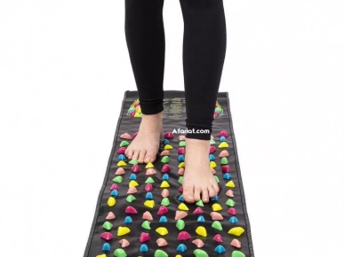 TAPIS DE MASSAGE PÉDESTRE AVEC GALETS POUR AMÉLIORATION