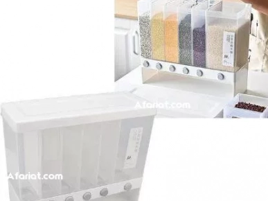 Distributeur Cereales Mural Etanche pour Aliments Secs 10 litres