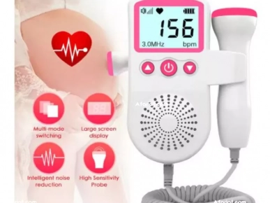 Doppler fœtal LCD 3.0MHz, détecteur de fréquence cardiaque prénat