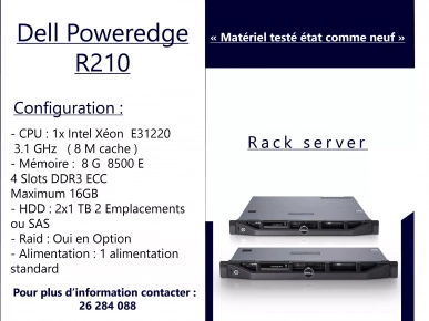 Liquidation 2 Serveur dell poweredge Liquidation 2 Serveur dell poweredge