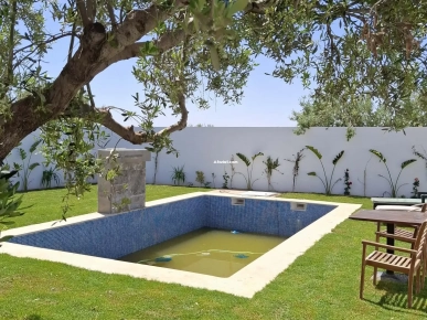 AV belle villa avec piscine de 500m pas loin de hammamet yasmnie