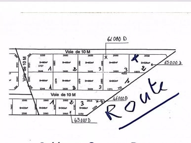 Des lots de terrains  vendre Des lots de terrains  vendre