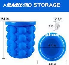 2 en 1 Moule à glaçons et support à boissons en silicone