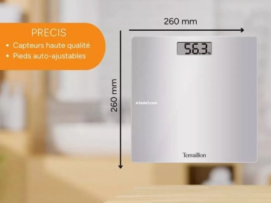pèse-personne électronique marque Terraillon TSQUARE