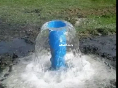 Sondage de puit d'eau