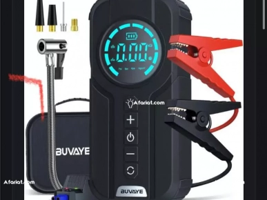 Compresseur d’air  multifonction  démarreur lampe power bank