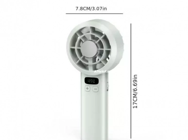 Ventilateur Portable À Main rechargeable avec écran numérique