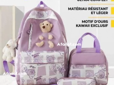 ensemble de 3 pièces se compose d'un sac à dos et d'un sac