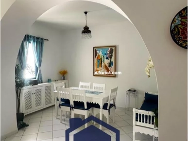 Duplex S+3 meublé avec jardin et terrasse au Golden Tulip