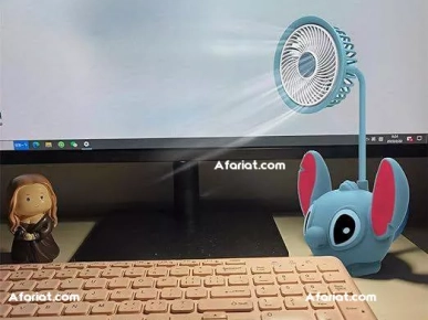 Ventilateur de bureau rechargeable