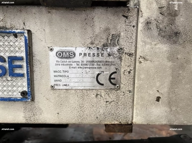 DIE CASTING MACHINERY OMS 650 TON