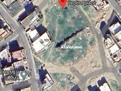 للبيع أرض قريبة من البحر بالمعمورة بمنطقة سكنية
