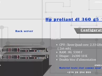 Liquidation  5 serveur HP DL360