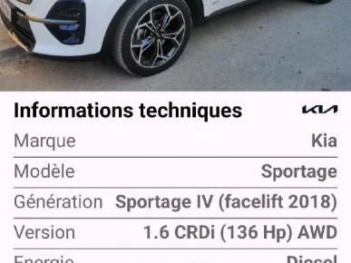 kia Sportage a vendre