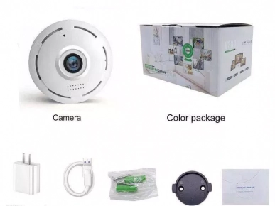 Caméra Panoramique WiFi 3MP 360° V380 pro