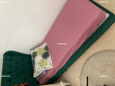 Lit capitonnée avec matelas Lit capitonnée avec matelas