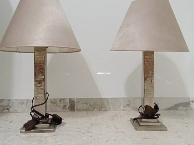Deux veilleuses, lampes à poser