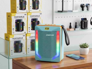 Portable Bluetooth Speaker With LED Light