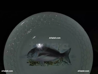 service a manger thème poisson