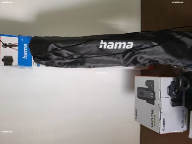 Canon eos 250D + Tripod Hama 66+ carte mémoire 128GB SDD neuf