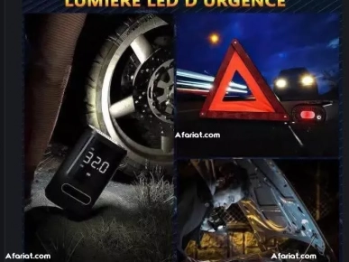 compresseur d'air portable rechargeable pour  pneus