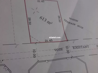 Tres Beau Terrain  à vendre  Habbana