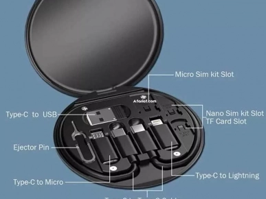 New Multiple Connectors USB-C Data Fast Charging