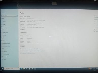 Pc hp touche