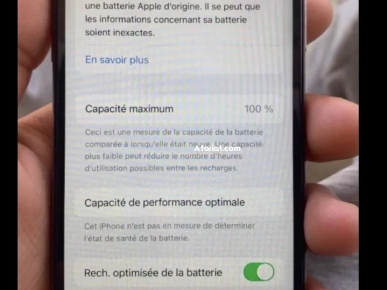 iphone xs ken lbattry mbdla f d’origine