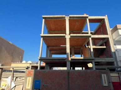 Investissement : Immeuble Inachevé R+2 à AFH Mrezge, Nabeul Investissement : Immeuble Inachevé R+2 à AFH Mrezge, Nabeul