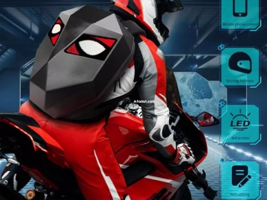 Sac à dos avec yeux LED avec Bluetooth