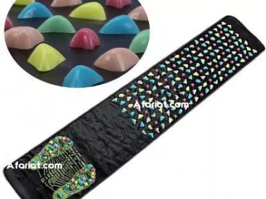 TAPIS DE MASSAGE PÉDESTRE AVEC GALETS POUR AMÉLIORATION